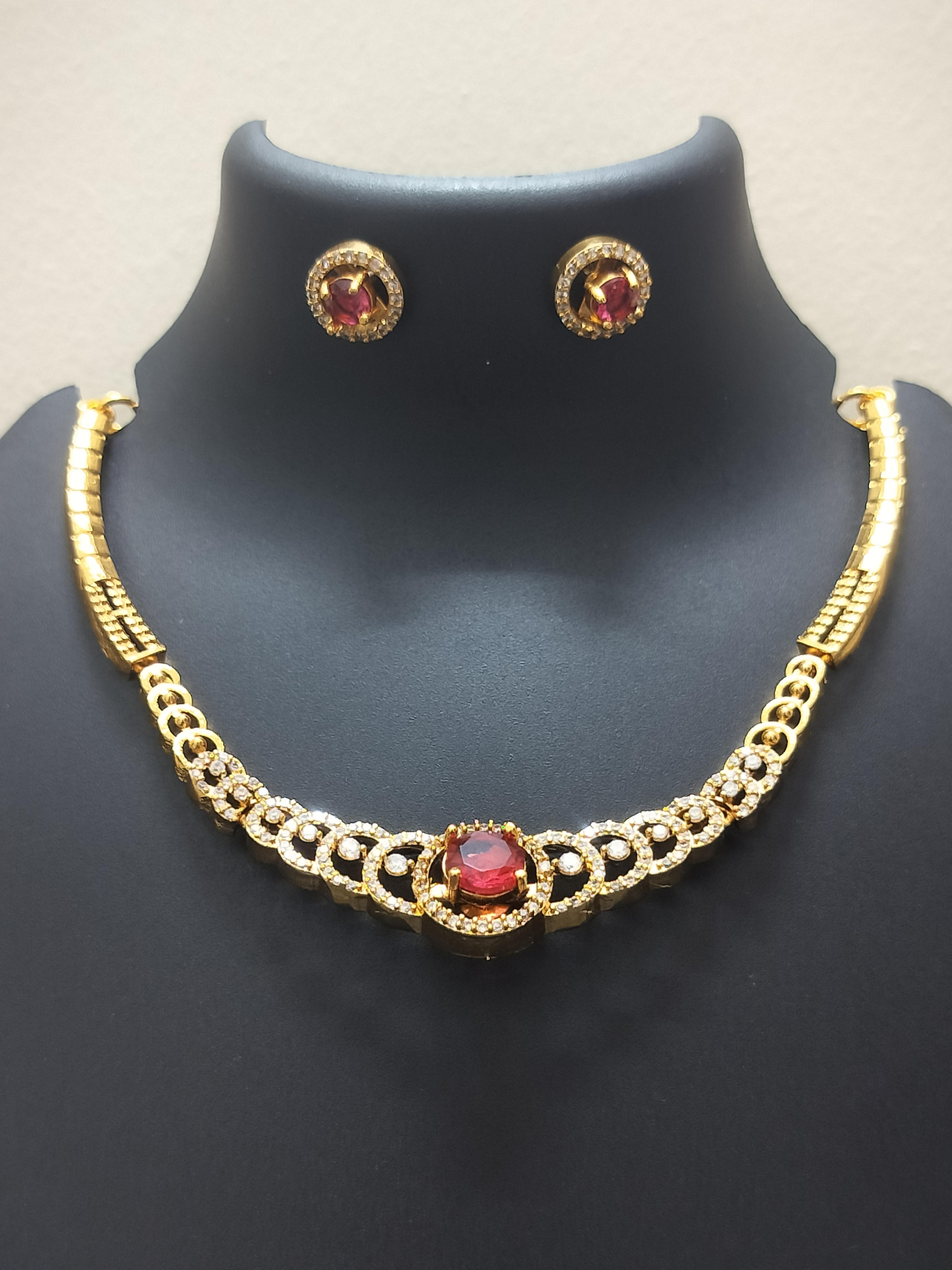 Elegant gold plated mutiple stone colour - product media