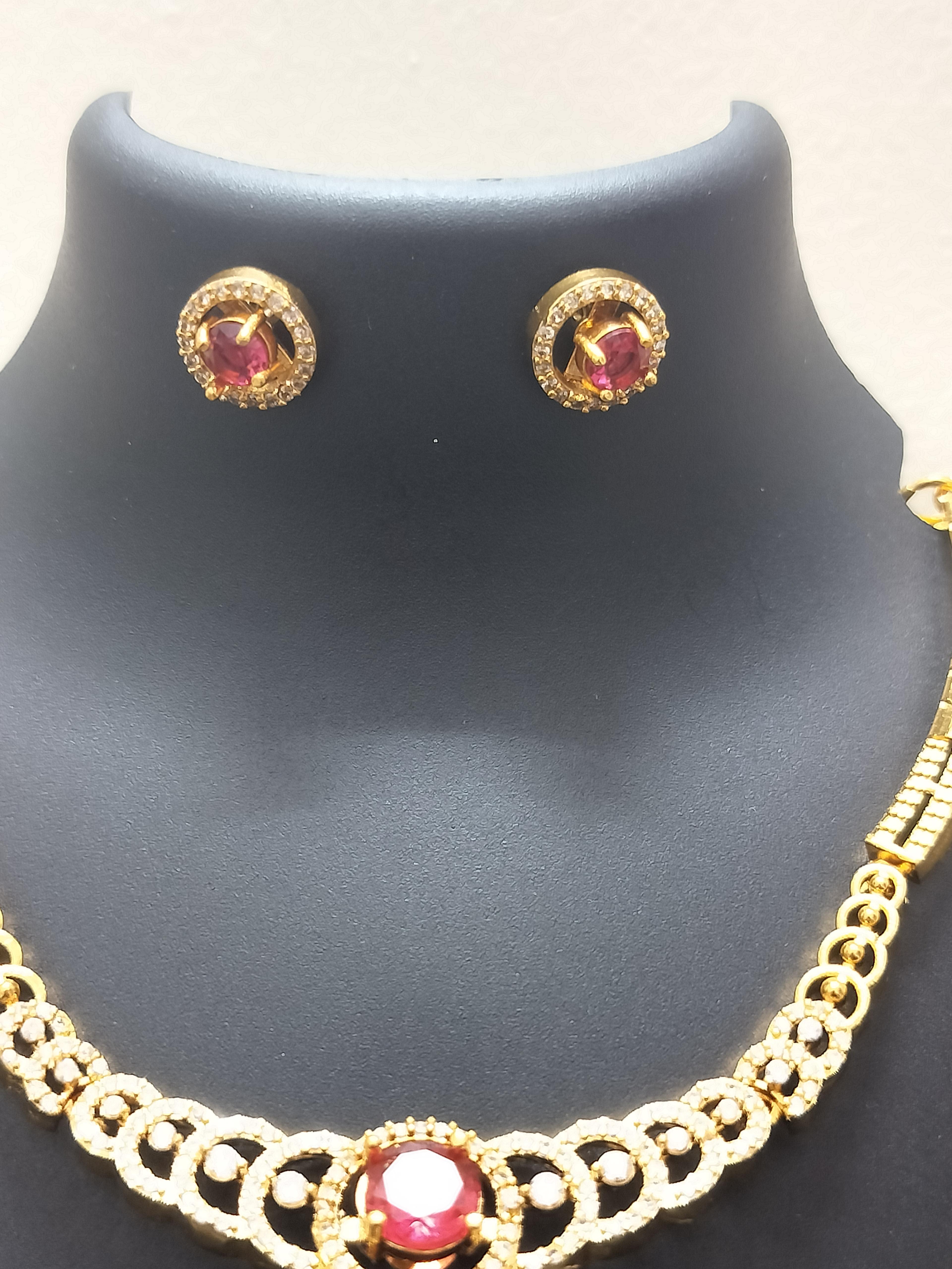 Elegant gold plated mutiple stone colour - product media