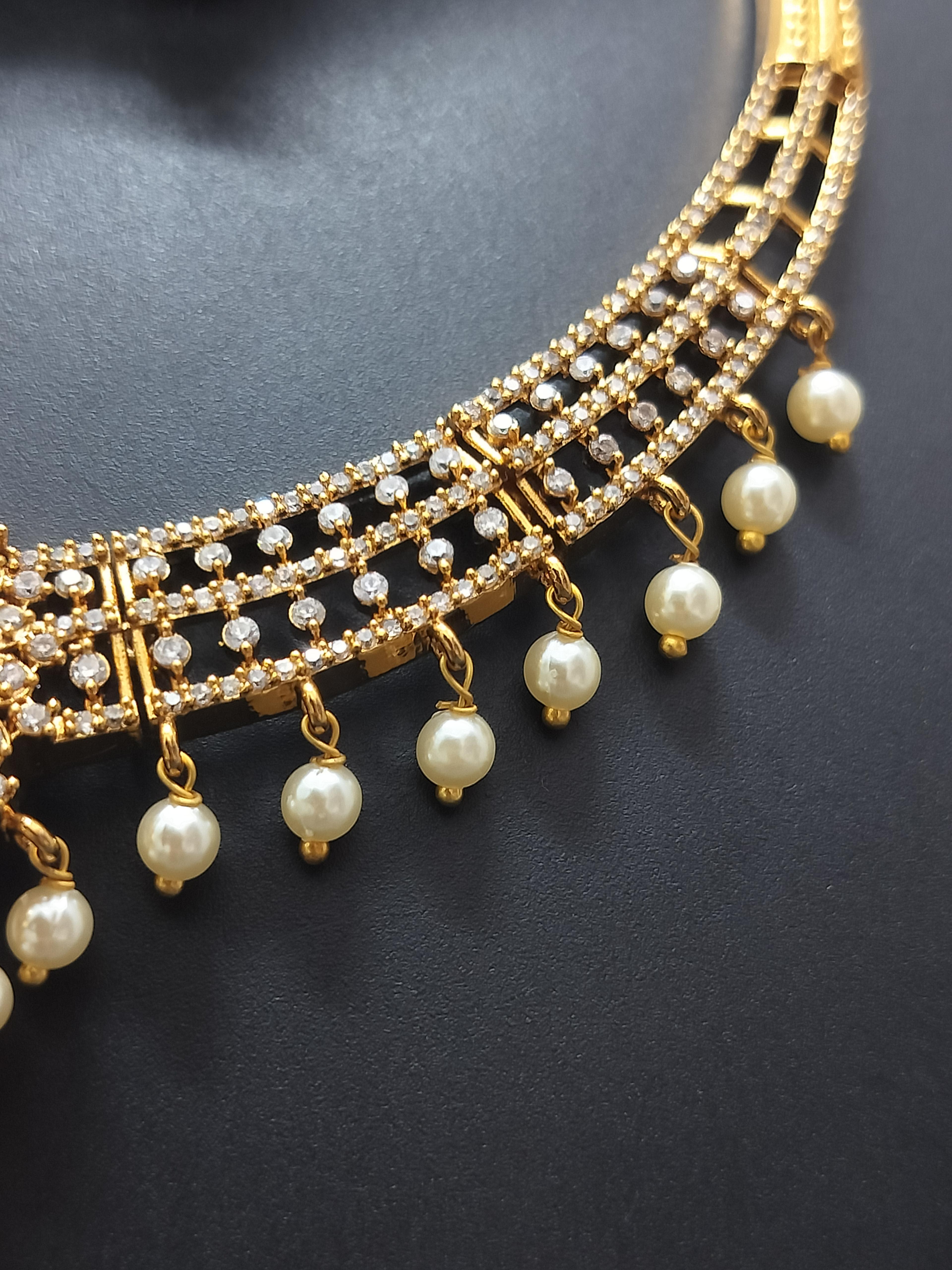 Antique gold plated mutiple stone colour - product media