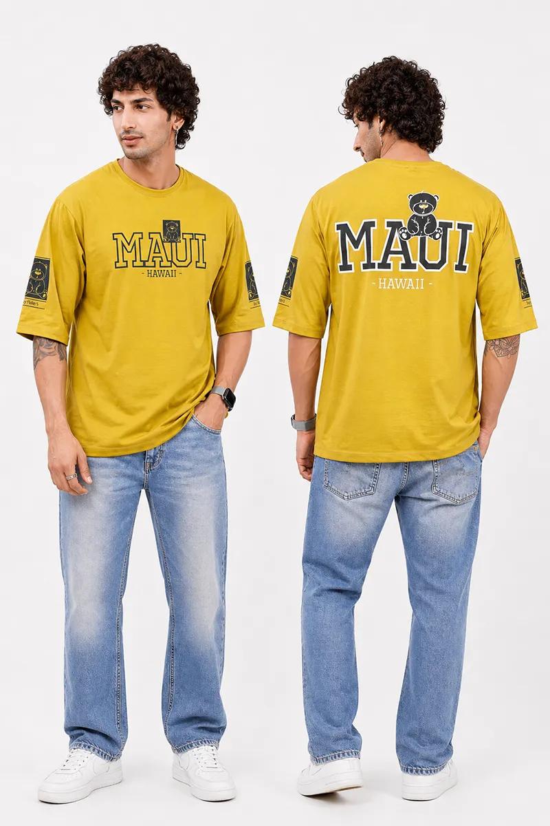 Men's Printed Drop Shoulder T-shirt - product media