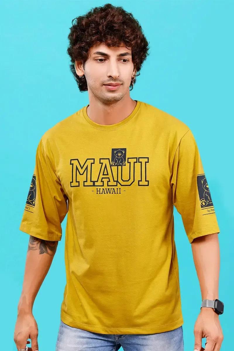 Men's Printed Drop Shoulder T-shirt - product media