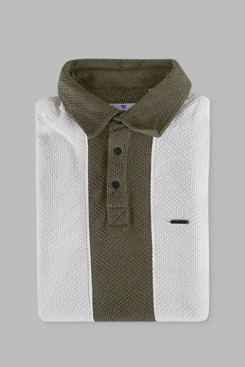 Striped Polo T-shirt for Men - product media
